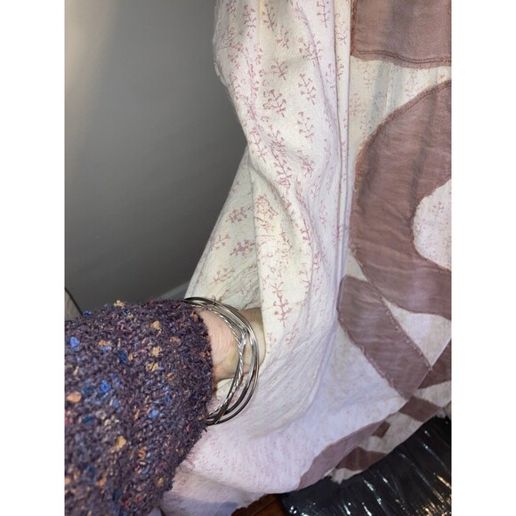 Evolve Artist Smock Magnolia Pearl Maxi Shirt Dress LOVE Heart Quilted  POCKETS! - Picture 3 of 16